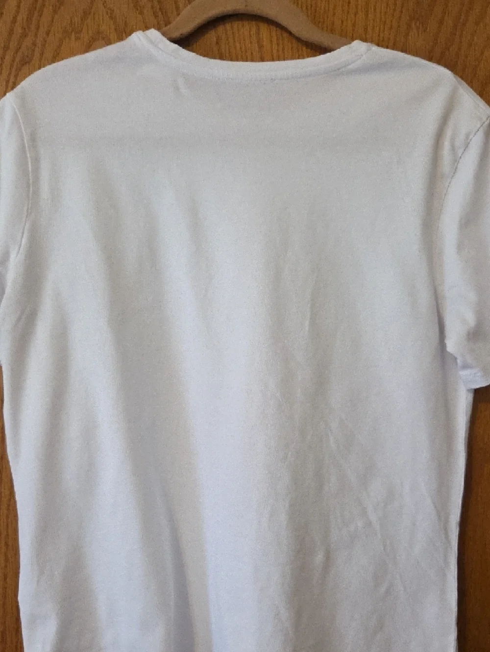 Zara White Tee with Silver Foil Front - Picture 6 of 6